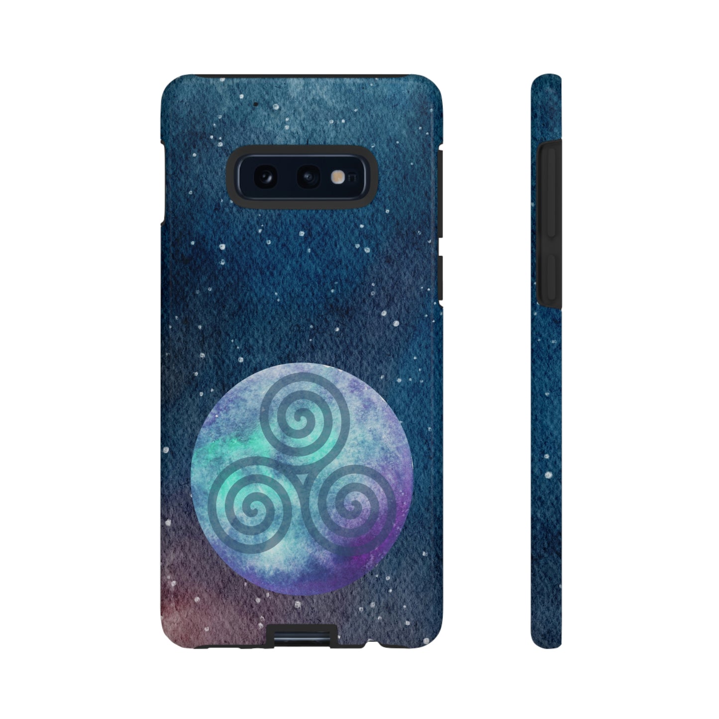 Moon and Triskelion - Phone Case