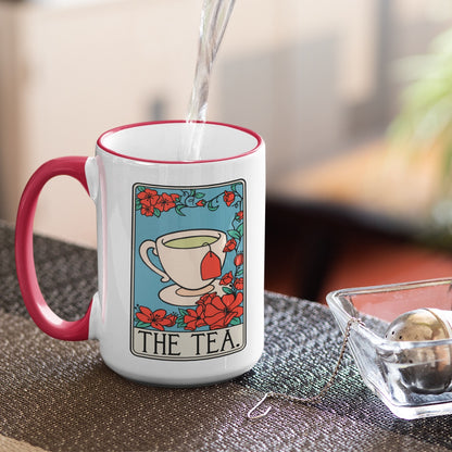 The Tea Tarot Mug - Large Two Tone