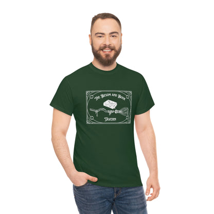 The Besom and Book Tavern - Unisex Heavy Cotton Tee